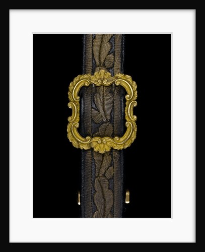 Full dress sword belt - buckle detail, Royal Naval uniform: pattern 1856 by unknown