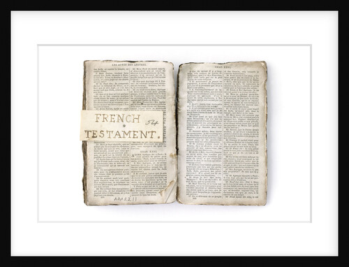 French New Testament' double page spread by unknown