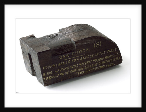 Oak chock by unknown