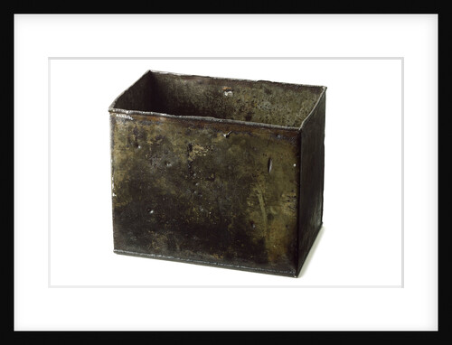 Pemmican tin - inscription by unknown