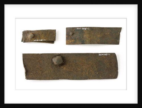 Fragments of a barrel hoop by unknown
