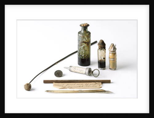 Objects from medicine chest by unknown