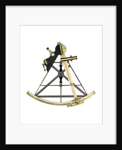 Sextant, brass - Gilbert & Wright - front by Gilbert & Wright