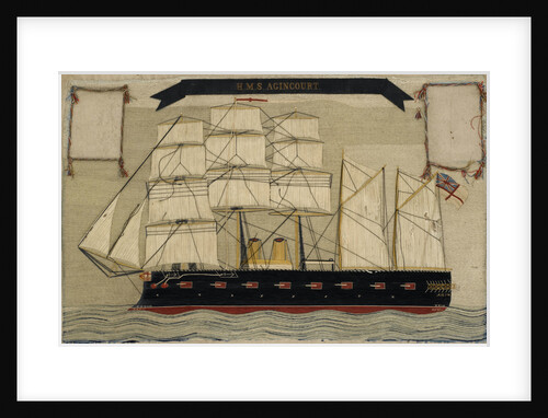 Woolwork picture by Alfred Edward Broughton