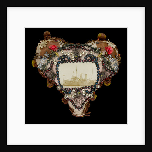 Sailor's valentine cushion by George Ernest Cochrane