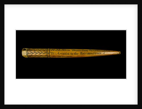 Powder horn by unknown