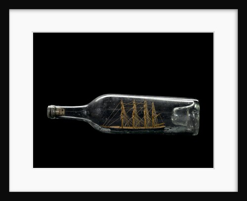 Ship model in a bottle by Robert Orr