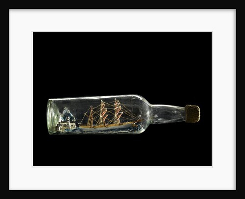 Ship model in a bottle by Robert Orr