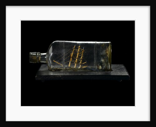 Ship model in a bottle by Frederick Sheppard