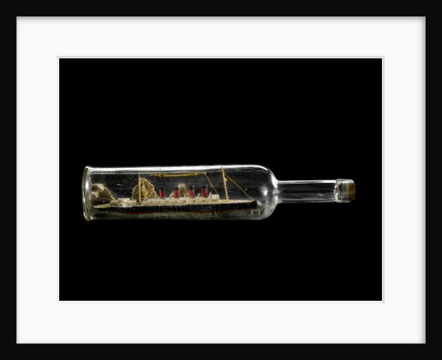 Ship model in a bottle by Robert Orr