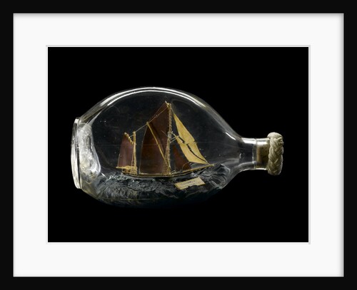 Ship model in a bottle by Dr Mark Lester