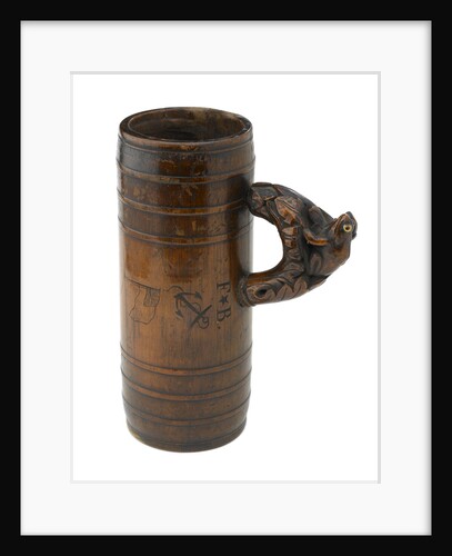Wooden tankard by Unknown