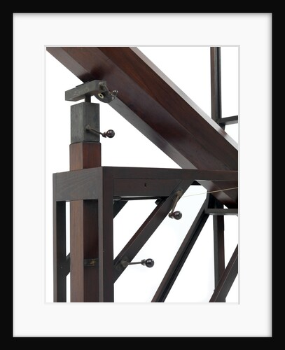 7-foot Newtonian (reflector) telescope, detail by William Herschel