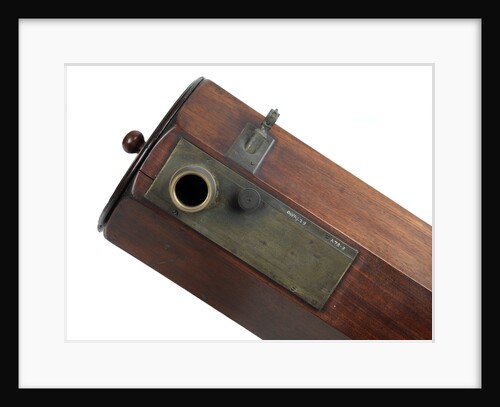 7-foot Newtonian (reflector) telescope, eyepiece detail by William Herschel