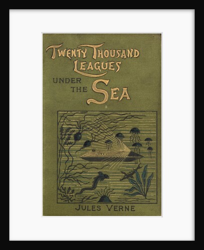 Cover of Jules Verne's 'Twenty Thousand Leagues Under The Sea' by Alphonse-Marie-Adolphe de Neuville