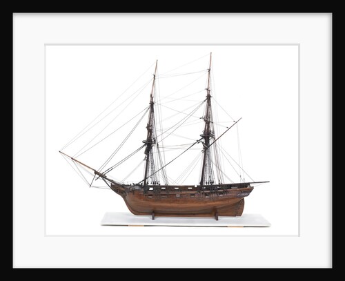 Brig, port broadside by unknown