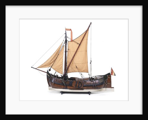 Dutch hooker, port broadside by unknown