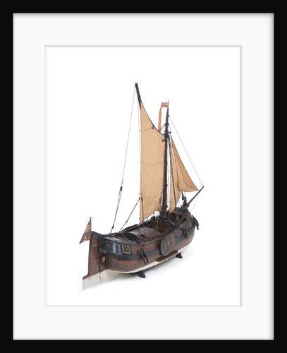 Dutch hooker, starboard stern quarter by unknown