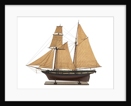 Yacht 'Flora', port broadside by unknown