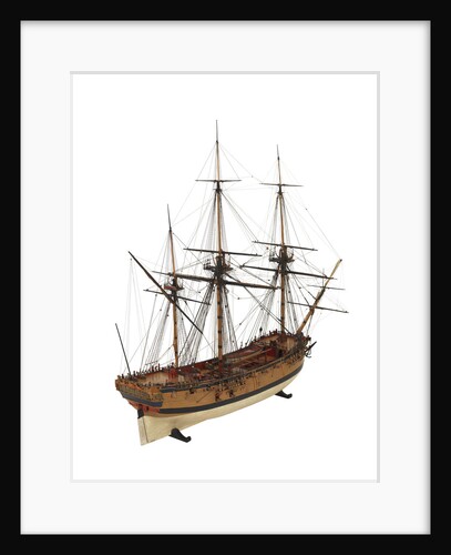 Ship of 24 guns, starboard stern quarter by unknown