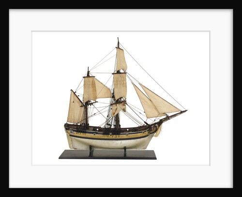 Ketch, starboard broadside by Unknown