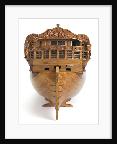 A contemporary dividing full hull model of the 'Washington' (1797), a Dutch 74-gun, two-decker ship of the line by unknown