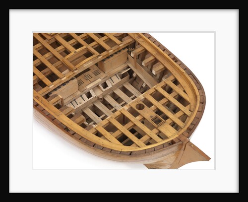 A contemporary dividing full hull model of the 'Washington' (1797), a Dutch 74-gun, two-decker ship of the line by unknown