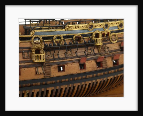 Ship of 96 guns, portside entry ports by Unknown