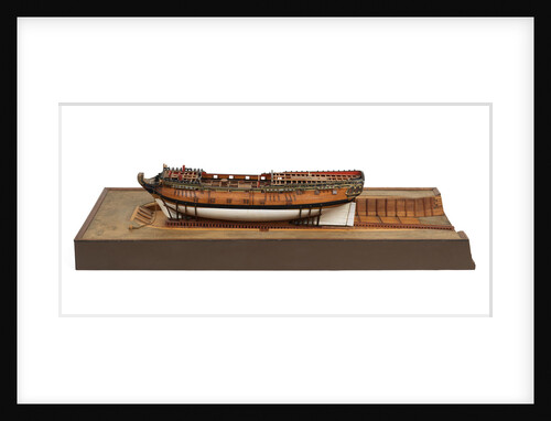 Fireship, port broadside by Unknown