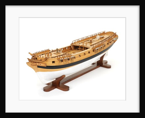 Ship of 38 guns, port 3/4 bow by G.W. French