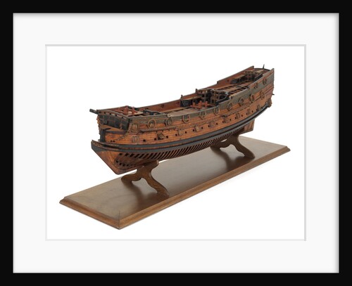 Ship of 44 guns, port 3/4 bow by Unknown
