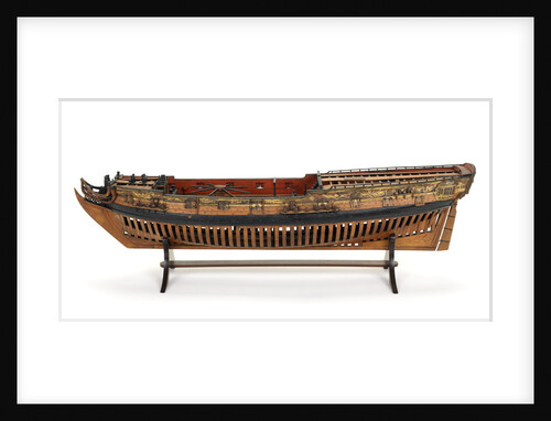 Ship of 20 guns, port broadside by Unknown