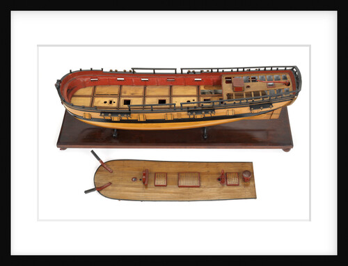 'Wolverine', deck section removed to reveal interior by unknown