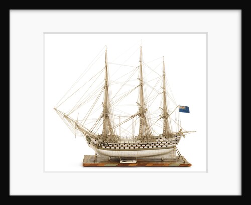Ship of 100 guns, port broadside by Unknown