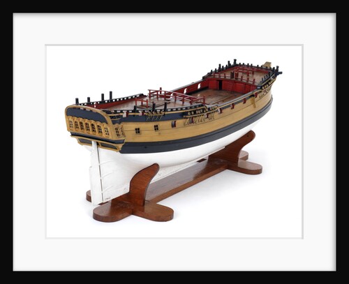 Ship of 24 guns, starboard stern quarter by unknown