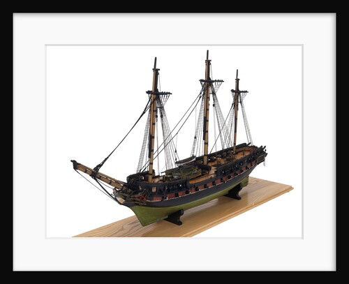 'Pomone' 38-gun frigate by unknown