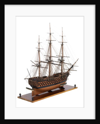 Ship of 110 guns, starboard stern quarter by unknown