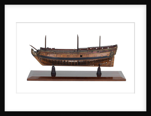 Ship of 30 guns, port broadside by unknown