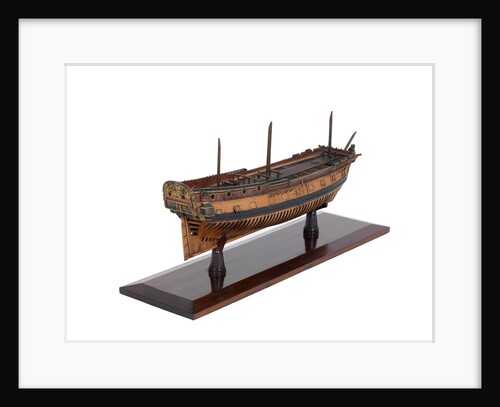 Ship of 30 guns, starboard stern quarter by unknown