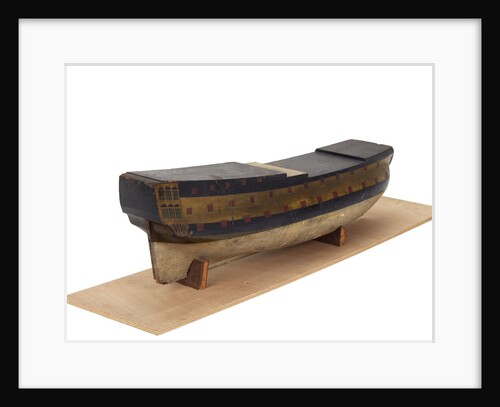 Ship of 60 guns, starboard stern quarter by unknown