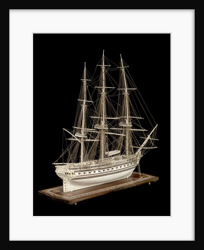 French frigate, starboard stern quarter by unknown