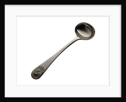Admiralty pattern salt spoon by John Samuel Hunt
