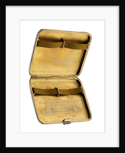 Cigarette case commemorating HMS 'Warrior' (launched 1905) by George Unite & Sons