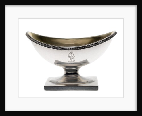 Salt cellar from Lord Nelson's Nile / Copenhagen service by Robert Hennell