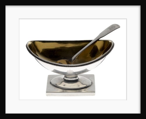 Salt cellar from Lord Nelson's Nile / Copenhagen service by William Eley