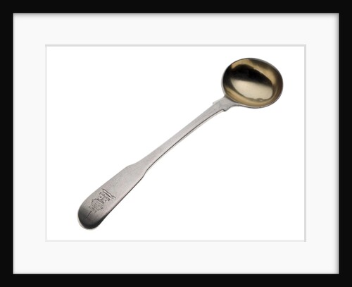 Salt spoon from Lord Nelson's Nile / Copenhagen service by William Eley