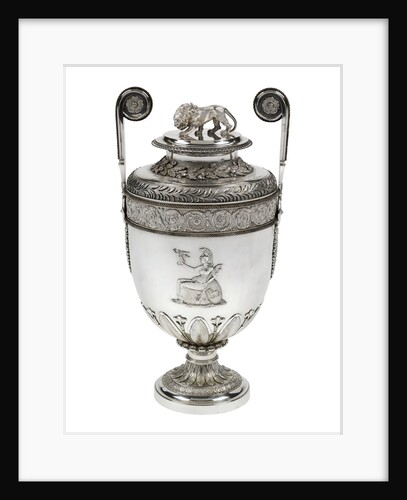 Lloyd's Patriotic Fund vase presented in memory of John Cooke, (1763-1805), Captain of HMS 'Bellerophon' who died at the Battle of Trafalgar, 1805 by Benjamin Smith