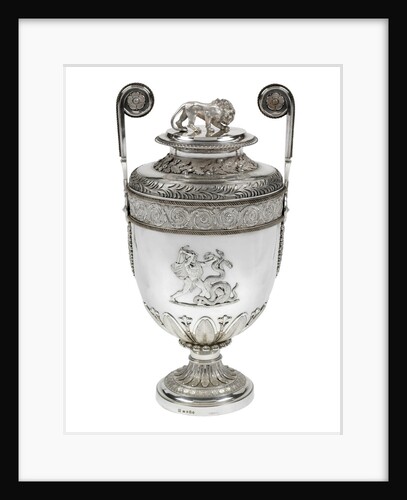 Lloyd's Patriotic Fund vase presented in memory of John Cooke, (1763-1805), Captain of HMS 'Bellerophon' who died at the Battle of Trafalgar, 1805 by Benjamin Smith