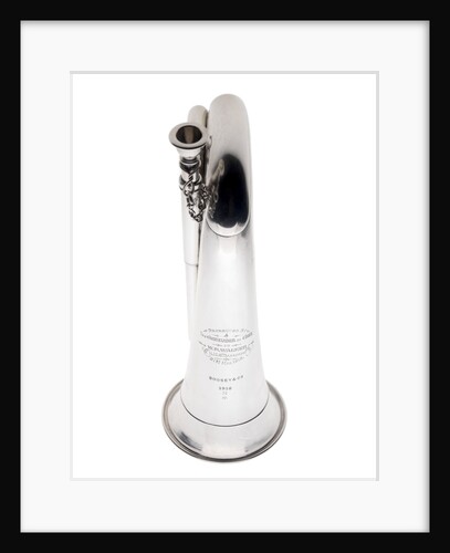Bugle presented to boy bugler William Walker, who served in HMS 'Calliope' at the Battle of Jutland by Boosey & Co.