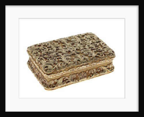 Gold snuff box presented to Sir George Biddell Airy (1801-1892) by the General Steam Navigation Company in 1838 by Alexander James Strachan